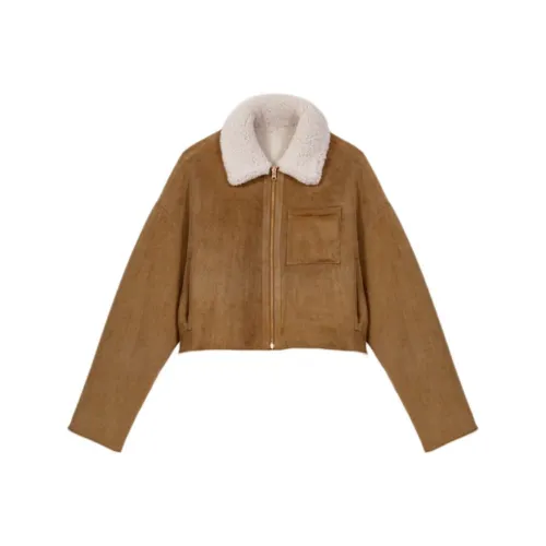 Maje CAMEL Женские Куртки