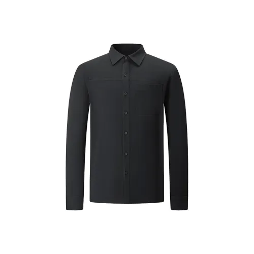 SEPTWOLVES Длинный рукав Повседневная рубашка Мужская