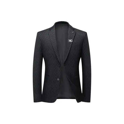 MG Черные Мужские Деловые Костюмы
