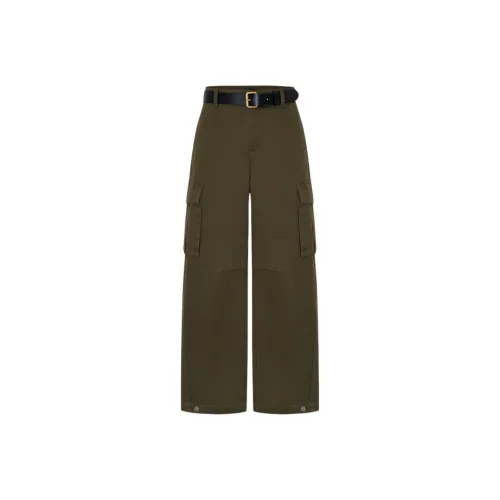 MO CO Армейские зеленые женские карго-брюки