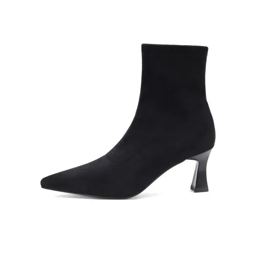 SAFIYA ботильоны черные женские