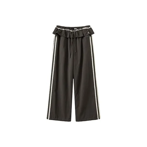 CHUU Carbon Gray Женские Повседневные Штаны