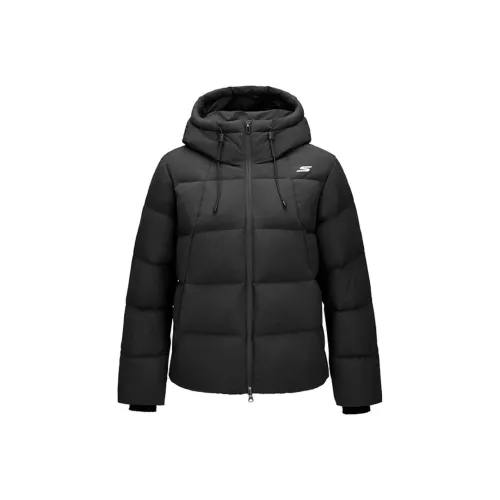 Skechers Угольный черный 0018 Женские Пуховики