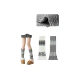 [2 пачки/Светлый Теплый Шерсть/Винтаж Универсальный] Белый + Серый