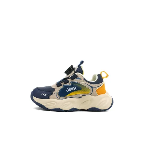Jeep Endless Run Collection Детские беговые кроссовки Низкий топ Темно-синий и Оранжевый Kids