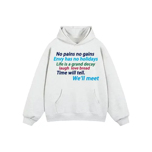 LESS BEARS Белый Серый Унисекс Свитшоты