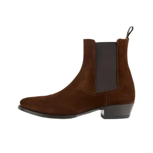 Ralph Lauren Purple Label Короткий Челси 4CM Мужской Коричневый