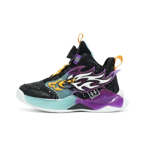 QIUTEXIONG Амортизация Легкий Противоскользящий MID Топ Детские Баскетбольные Кроссовки