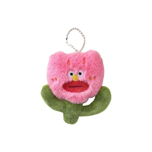 MENGXIAOZAI Ugly Cute Tulip Charm Floral Plush Pendant 8,5cm 9cm Body Length МENGXIAOZAI Ugly Милый Тюльпан Брелок Цветочный Плюшевый Подвеска 8,5см 9см Длина Тела