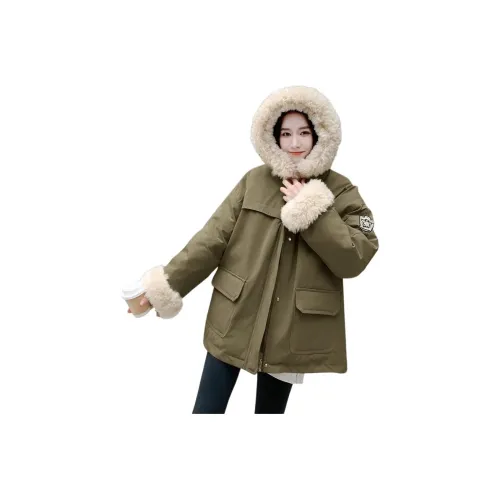 Mu Xiao Xin Хлопковый пуховик женский