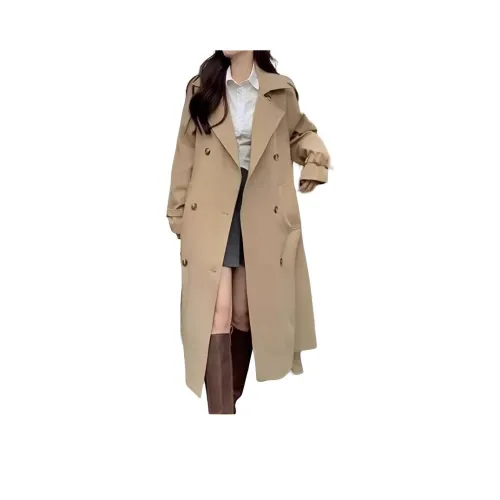 GIUHF Хаки Женское пальто