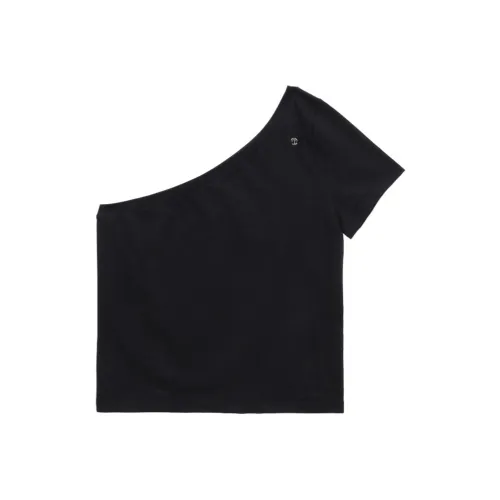 TREEMINGBIRD Черные Женские T-рубашки