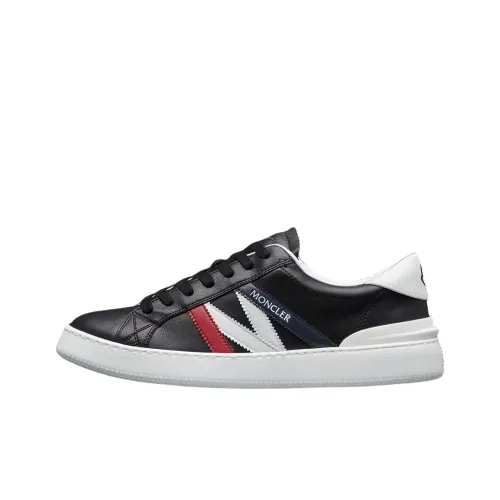 Moncler Низкий Топ Стильный Скейтбординг Мужской Черный