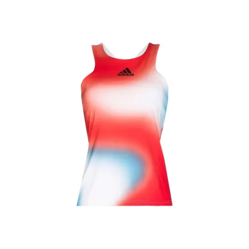 Adidas Red Женские Спортивные Майки Без Рукавов