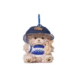 Куки Медвежонок Обнимающий Кролик Темно-синий