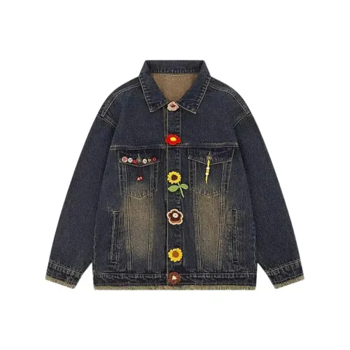 THINGYLAB Синий Мужской Джинсовые Куртки