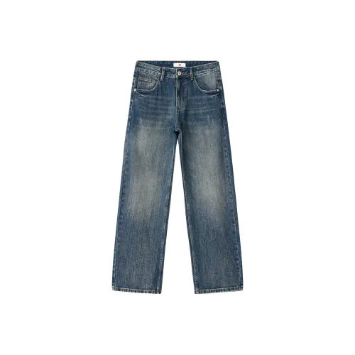 Lee Cooper Осенние и Зимние Джинсы Унисекс