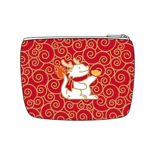 NEARAY Холст Клатч Монета Кошелек Средний Унисекс Возникающий Благословенный Дракон