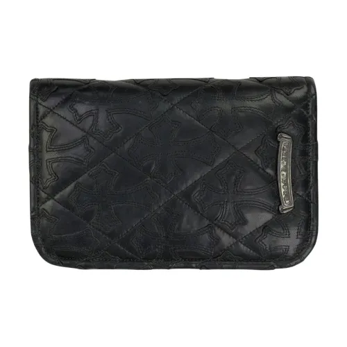Chrome Hearts Кожа Кошелек Мужской Черный