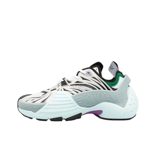 Lanvin Flash X Low Топ Повседневная Обувь Женская Светло-Синяя