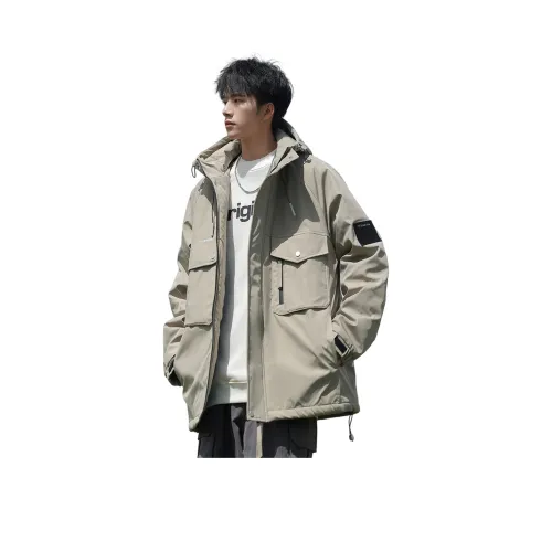 DINGFENGBAOLUO Хлопковый пуховик унисекс