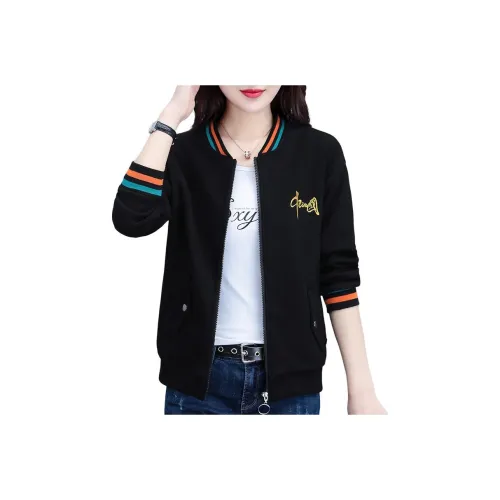 The Temptation Of The Muse Воротник-стойка Бейсбольная куртка Женские