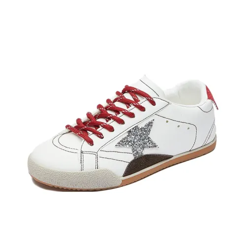 JOHLIN DREAM Белый Кроссовки Легкие Дышащие Противоскользящие Низкие Кроссовки для скейтбординга Женские