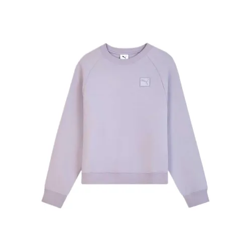 PUMA Светло-фиолетовый Женский Свитшот