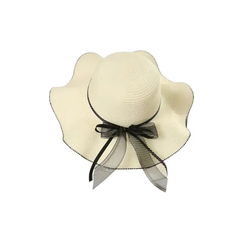 JKEM Соломенная плетеная шляпа с защитой от солнца женская