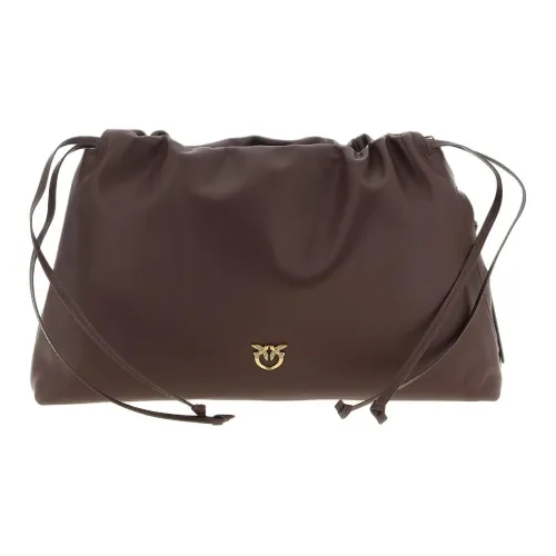 PINKO Телячья кожа Сумка через плечо Экстра-большая Женская Коричневая