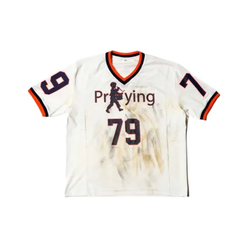 Praying Белый Мужской Футбольный Джерси