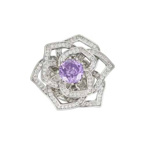 Listen to the Flowers Bloom Палладий Броши Женские