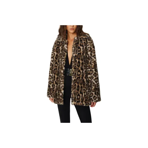 REFORMATION SABLE Искусственный мех Пальто Бархат feel Пальто Женские