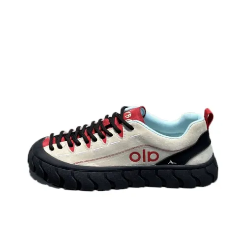 ATONGMU Амортизация Износостойкие Скейтборд Кроссовки Мужские Бежево-Красные