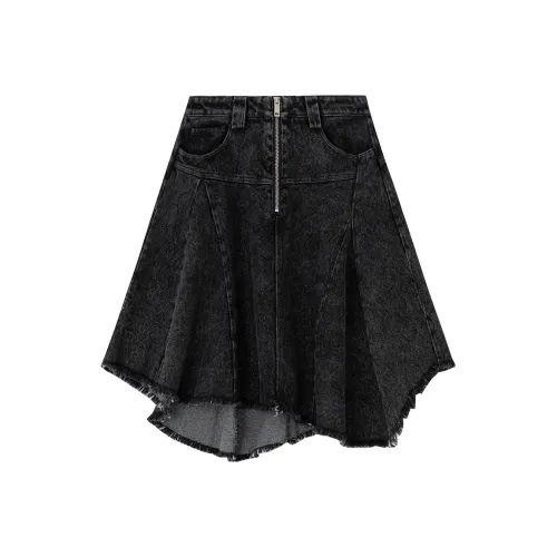 SOON FLOWER Деним Длинная Юбка Женская