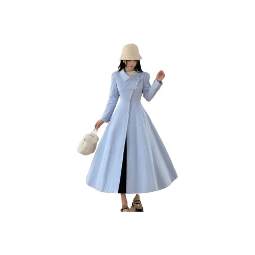 COHX Светло-Синий Женский Тренч