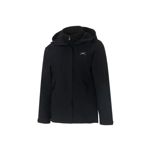 Skechers Дымчатый черный 03K8 Женская куртка