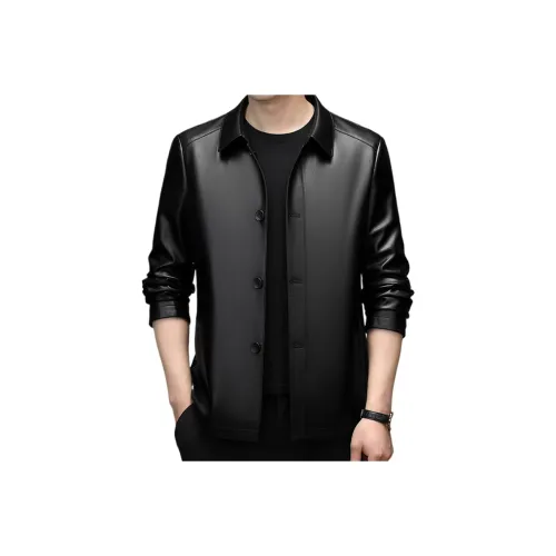 TIFAN Мужские кожаные куртки