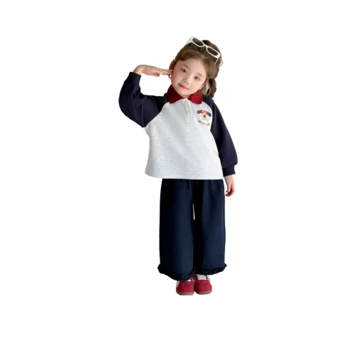 Yunpo Спортивный повседневный костюм двух частей набор для детей в возрасте 3-7 лет