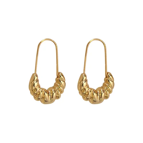 Rhymes Серьги с золотым покрытием из меди женские
