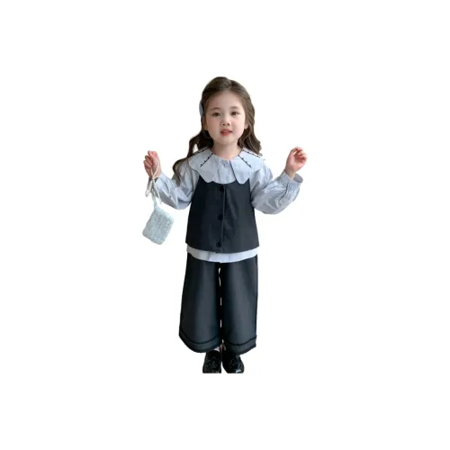 Yunpo Повседневная спортивная одежда THREE Piece Набор для детей в возрасте 3-7 лет