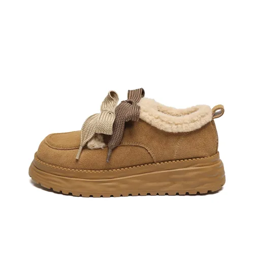 ZHR Искусственная овечья шерсть Термическое покрытие Длина до щиколотки (длина) Зимние ботинки Женские