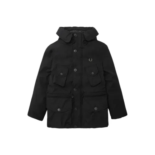 FRED PERRY FW25 Хлопковый пуховик Мужской