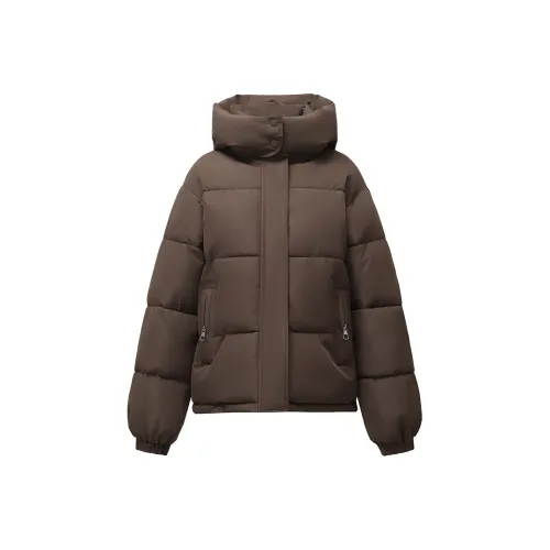 HTHK Кофе Женские пуховики