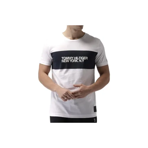 Tommy Hilfiger Белая Мужская T-рубашка