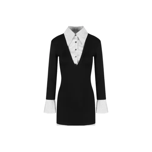 FLIM Длинное платье с длинными рукавами женское