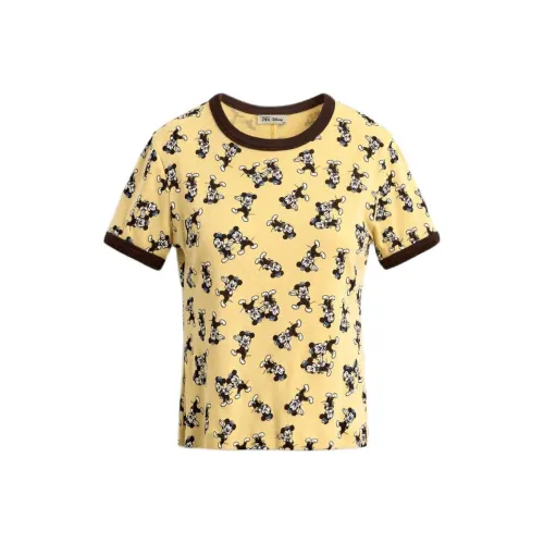 ZARA X Disney HARRY LAMBERT Co Бренд Рубашка Женская