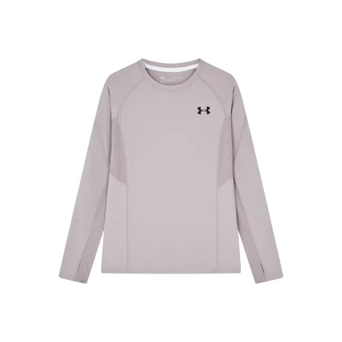 Under Armour Свинцово-серый Фиолетовый Школьный возраст T-рубашки