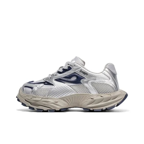 Budding Bear Амортизация Покрытие Баланс Устойчивый к истиранию Легкий Противоскользящий Низкий Топ Толстая подошва Мужские