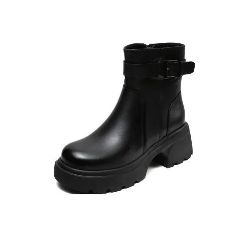 SENJIALUO 14 см Мартин Ботинок 6,0 см Женский